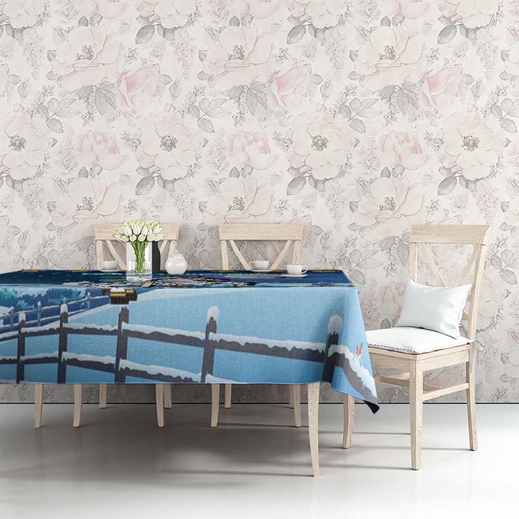 Lithuania Christmas Tablecloth Coat Of Arms Merry Xmas - Wonder Print Shop