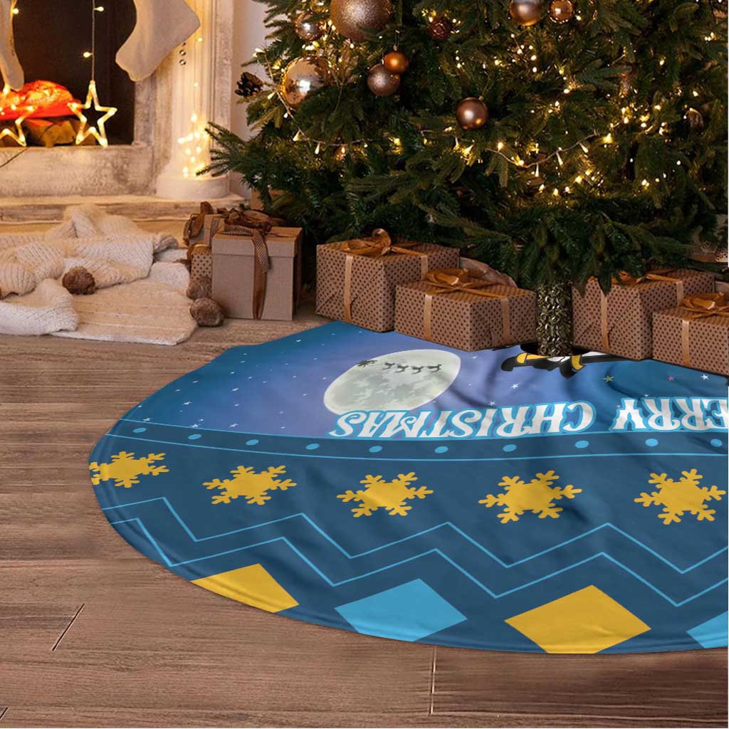 Lithuania Christmas Tree Skirt Coat Of Arms Merry Xmas - Wonder Print Shop