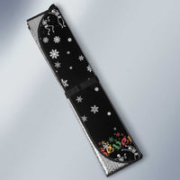 Six Seven Funny Skeleton Fingers Christmas Auto Sun Shade Creepy Santa Skeleton Hands - Wonder Print Shop