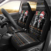 Six Seven Funny Skeleton Fingers Christmas Car Seat Cover Creepy Santa Skeleton Hands - Wonder Print Shop