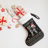 Six Seven Funny Skeleton Fingers Christmas Stocking Creepy Santa Skeleton Hands - Wonder Print Shop