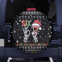 Six Seven Funny Skeleton Fingers Christmas Spare Tire Cover Creepy Santa Skeleton Hands - Wonder Print Shop