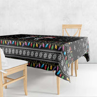 Six Seven Funny Skeleton Fingers Christmas Tablecloth Creepy Santa Skeleton Hands - Wonder Print Shop