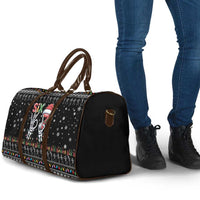 Six Seven Funny Skeleton Fingers Christmas Travel Bag Creepy Santa Skeleton Hands - Wonder Print Shop