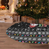 Six Seven Funny Skeleton Fingers Christmas Tree Skirt Creepy Santa Skeleton Hands - Wonder Print Shop
