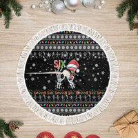 Six Seven Funny Skeleton Fingers Christmas Tree Skirt Creepy Santa Skeleton Hands - Wonder Print Shop