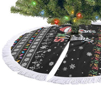 Six Seven Funny Skeleton Fingers Christmas Tree Skirt Creepy Santa Skeleton Hands - Wonder Print Shop