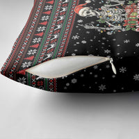 Six Seven Santa Skeleton Pillow Cover Funny Christmas Skull - Wonder Print Shop