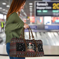 Six Seven Santa Skeleton Travel Bag Funny Christmas Skull - Wonder Print Shop