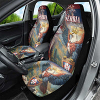 Serbia Eagle Statehood Day Car Seat Cover Only Unity Saves The Serbs - Wonder Print Shop