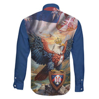 Serbia Eagle Statehood Day Family Matching Puletasi and Hawaiian Shirt Only Unity Saves The Serbs - Wonder Print Shop