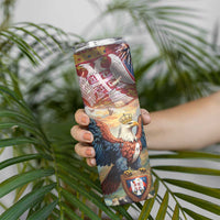 Serbia Eagle Statehood Day Skinny Tumbler Only Unity Saves The Serbs - Wonder Print Shop