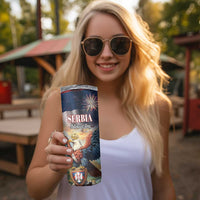 Serbia Eagle Statehood Day Skinny Tumbler Only Unity Saves The Serbs - Wonder Print Shop