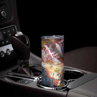 Serbia Eagle Statehood Day Skinny Tumbler Only Unity Saves The Serbs - Wonder Print Shop