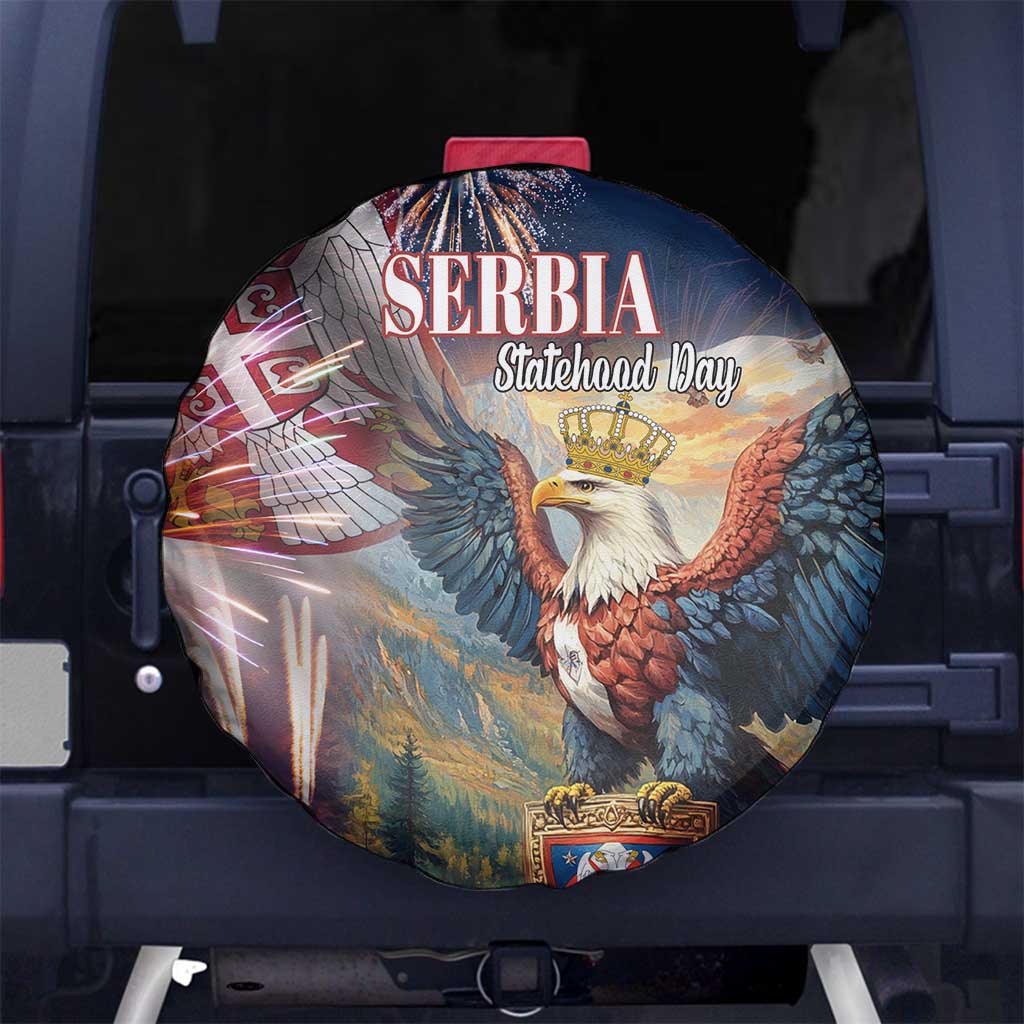 Serbia Eagle Statehood Day Spare Tire Cover Only Unity Saves The Serbs - Wonder Print Shop