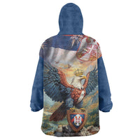Serbia Eagle Statehood Day Wearable Blanket Hoodie Only Unity Saves The Serbs - Wonder Print Shop