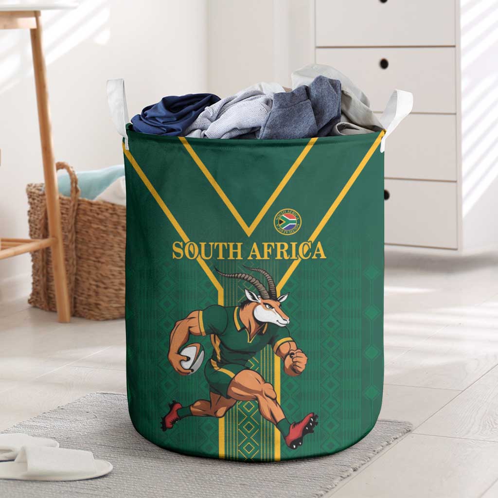 South Africa Rugby Laundry Basket Go Springboks - Wonder Print Shop