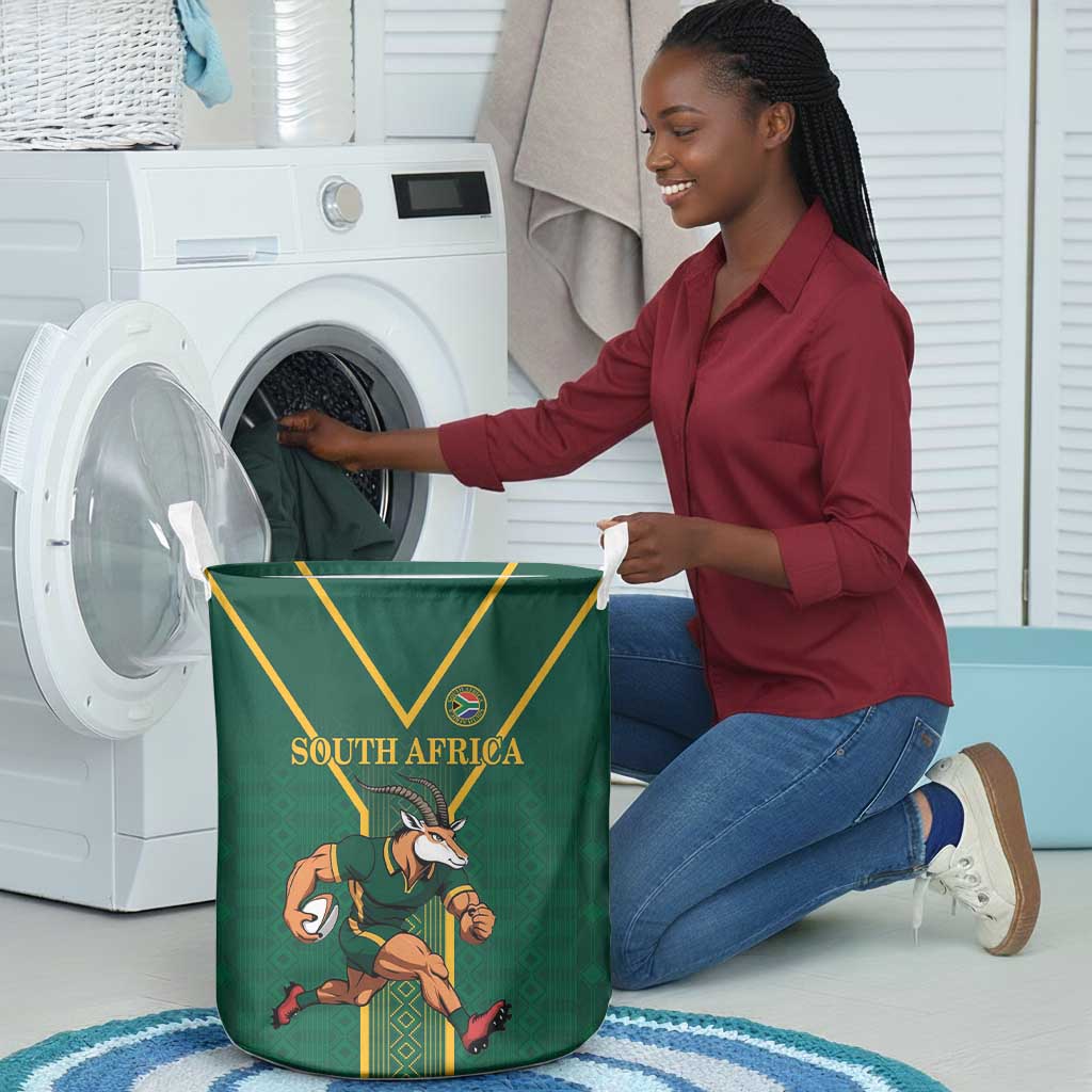 South Africa Rugby Laundry Basket Go Springboks - Wonder Print Shop