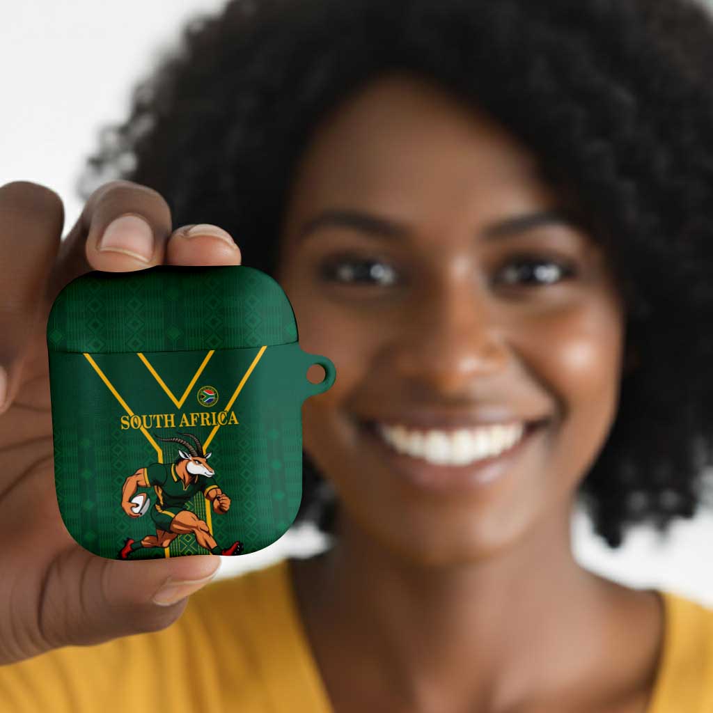 South Africa Rugby AirPods Case Go Springboks - Wonder Print Shop