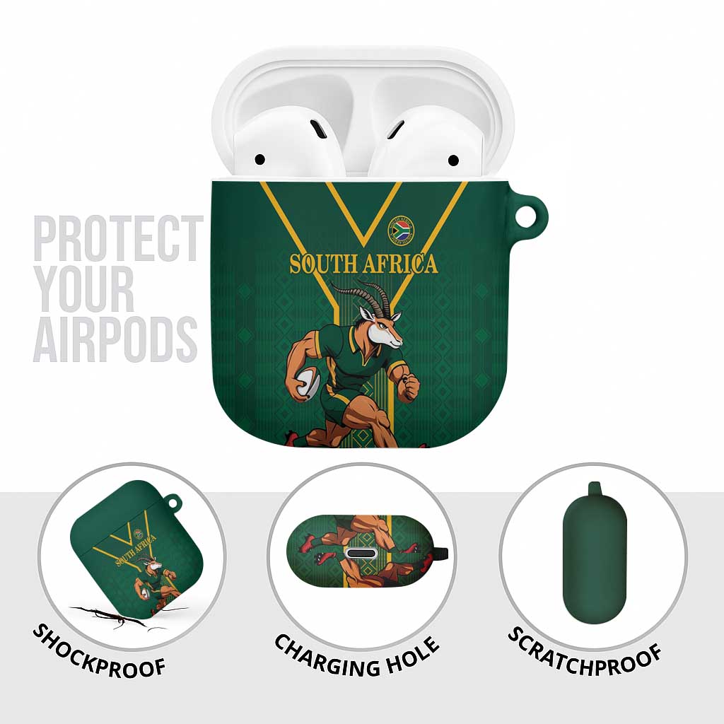 South Africa Rugby AirPods Case Go Springboks - Wonder Print Shop
