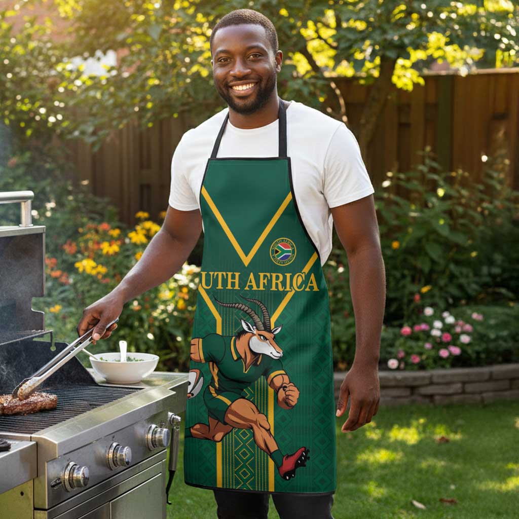 South Africa Rugby Apron Go Springboks - Wonder Print Shop