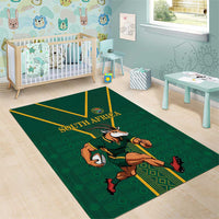 South Africa Rugby Area Rug Go Springboks - Wonder Print Shop