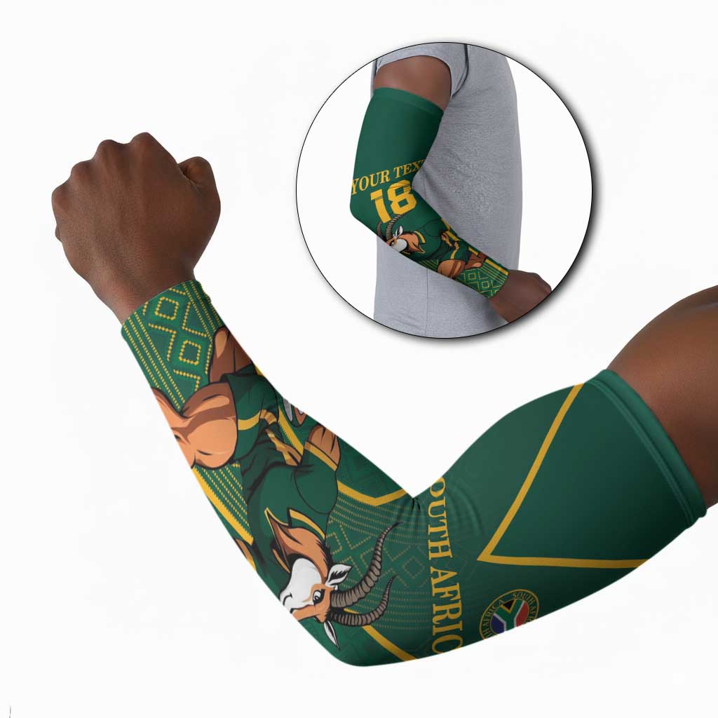 Custom South Africa Rugby Arm Sleeves Go Springboks - Wonder Print Shop