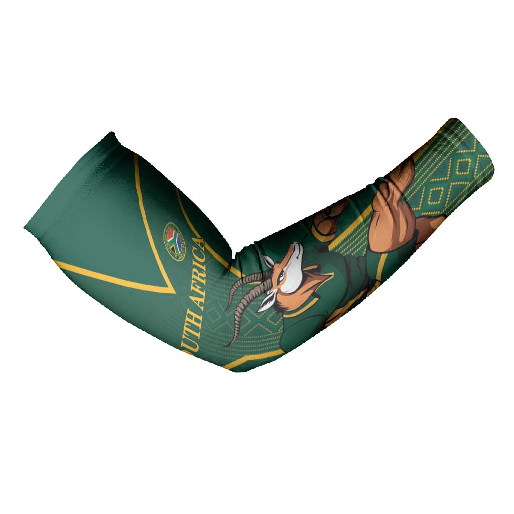 Custom South Africa Rugby Arm Sleeves Go Springboks - Wonder Print Shop