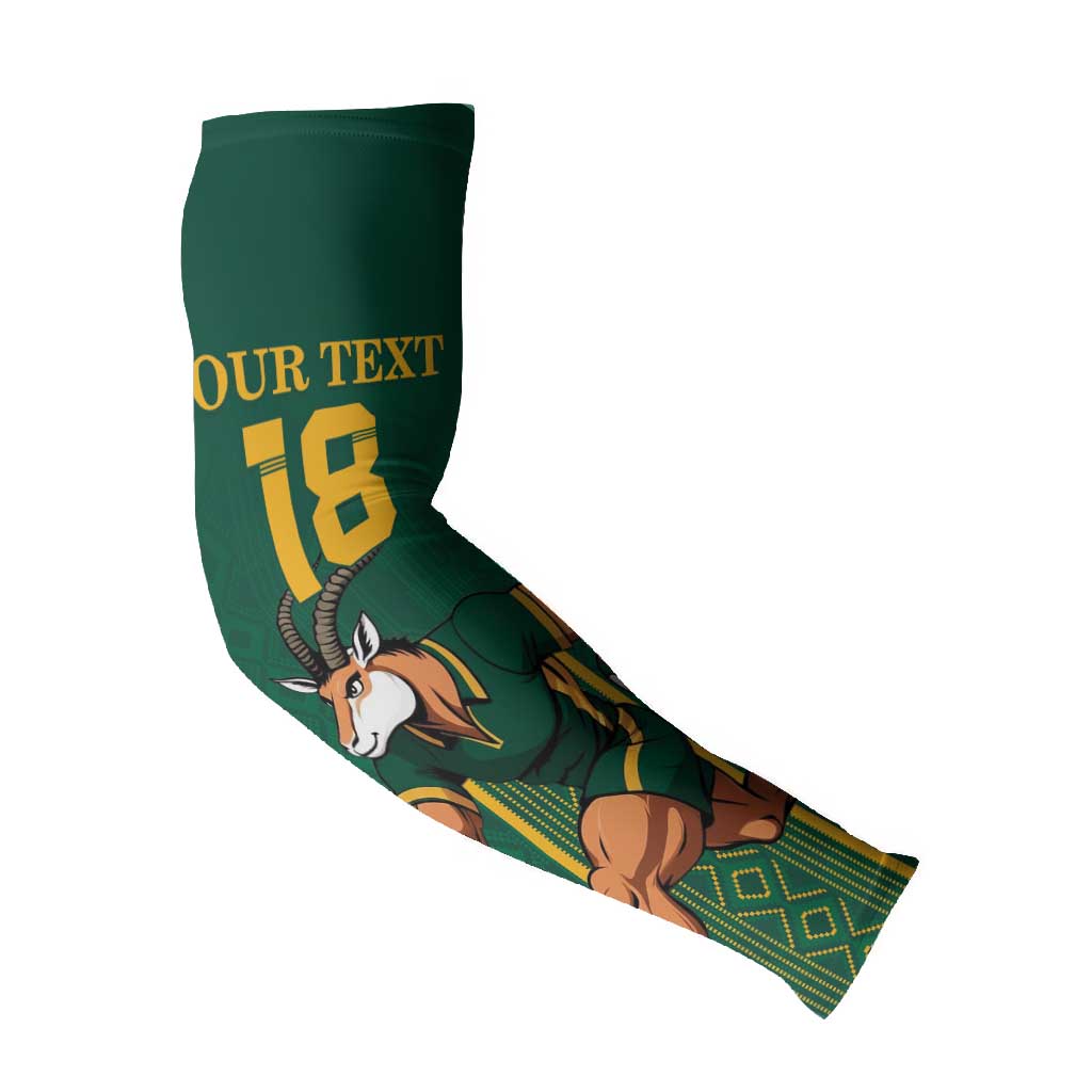 Custom South Africa Rugby Arm Sleeves Go Springboks - Wonder Print Shop