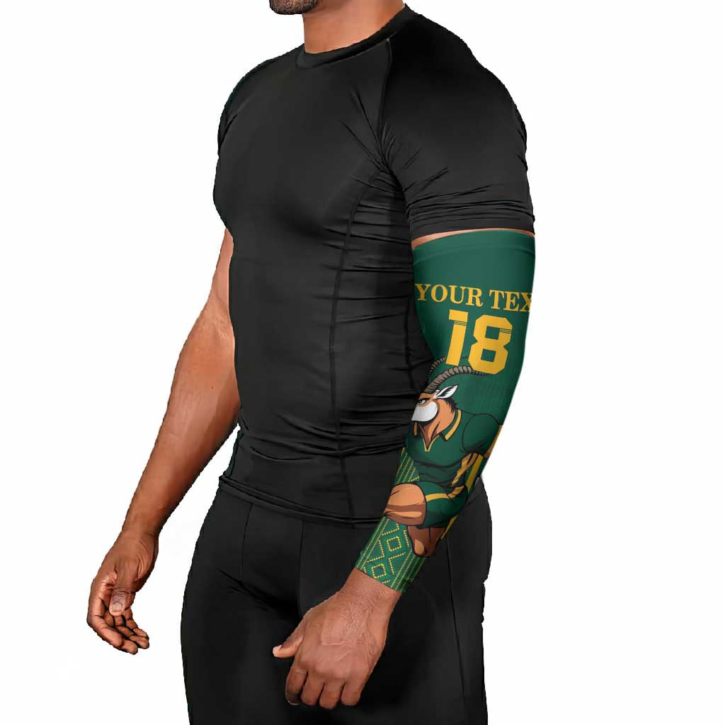 Custom South Africa Rugby Arm Sleeves Go Springboks - Wonder Print Shop