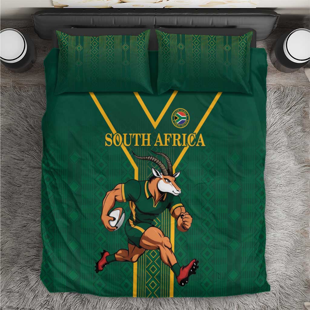 South Africa Rugby Bedding Set Go Springboks - Wonder Print Shop
