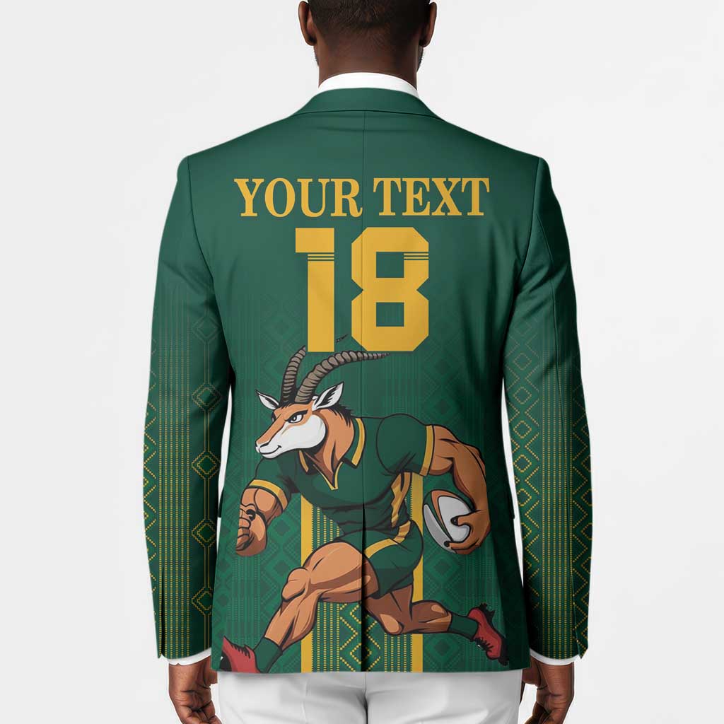 Custom South Africa Rugby Blazer Go Springboks - Wonder Print Shop