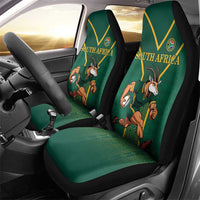 South Africa Rugby Car Seat Cover Go Springboks - Wonder Print Shop