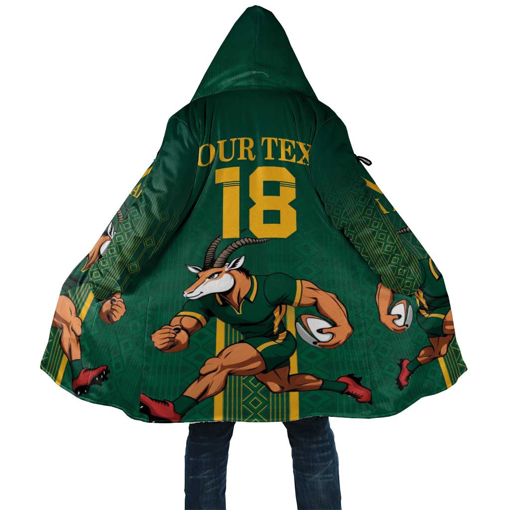 Custom South Africa Rugby Cloak Go Springboks - Wonder Print Shop