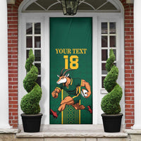 Custom South Africa Rugby Door Cover Go Springboks - Wonder Print Shop