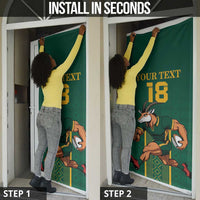 Custom South Africa Rugby Door Cover Go Springboks - Wonder Print Shop
