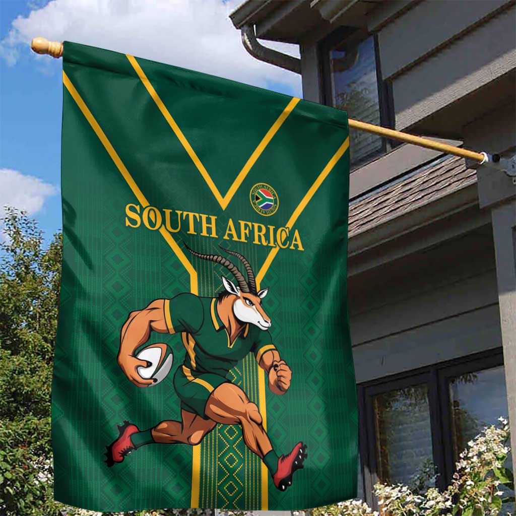 South Africa Rugby Garden Flag Go Springboks - Wonder Print Shop