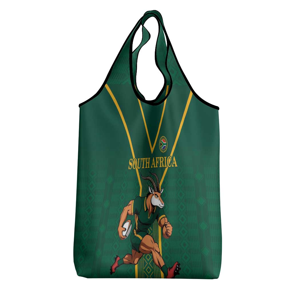 South Africa Rugby Grocery Bag Go Springboks - Wonder Print Shop