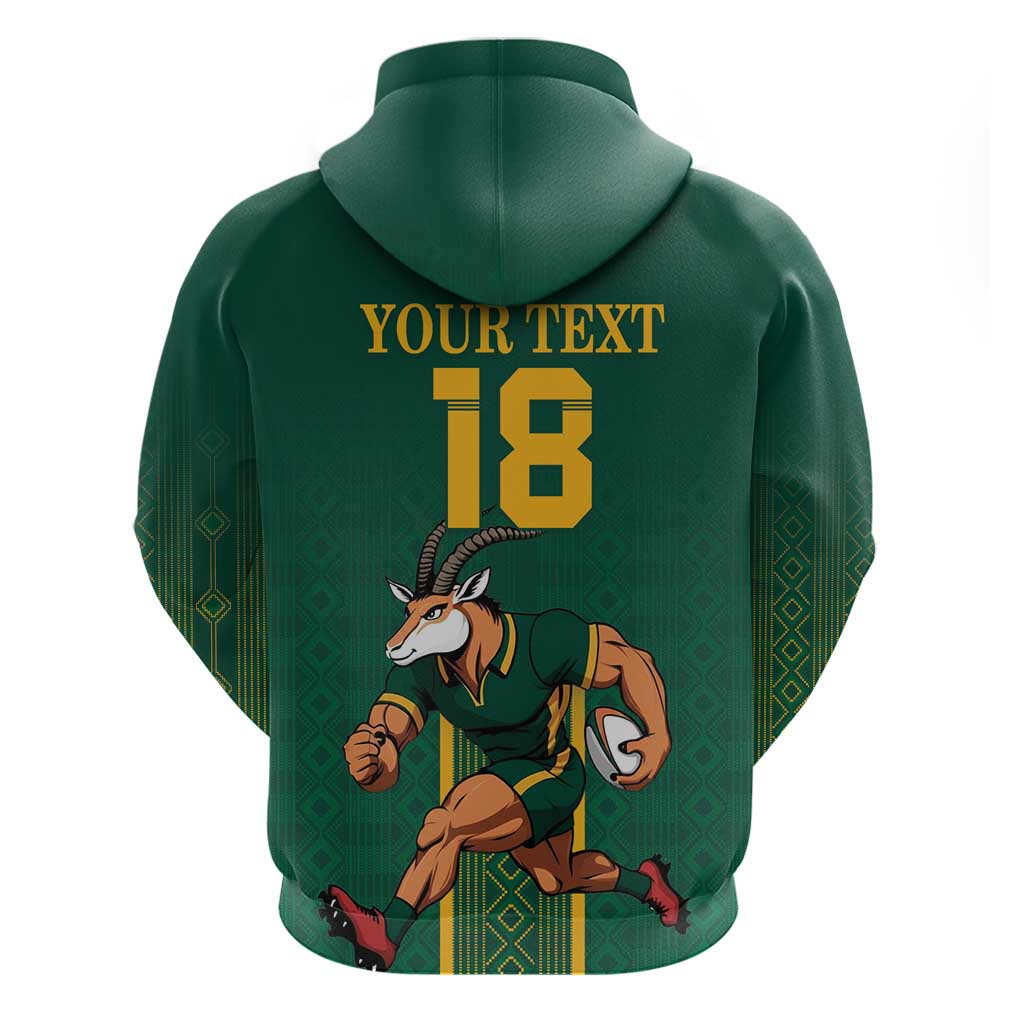 Custom South Africa Rugby Hoodie Go Springboks - Wonder Print Shop
