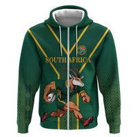 Custom South Africa Rugby Hoodie Go Springboks - Wonder Print Shop