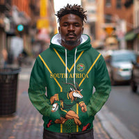 Custom South Africa Rugby Hoodie Go Springboks - Wonder Print Shop
