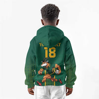 Custom South Africa Rugby Kid Hoodie Go Springboks - Wonder Print Shop