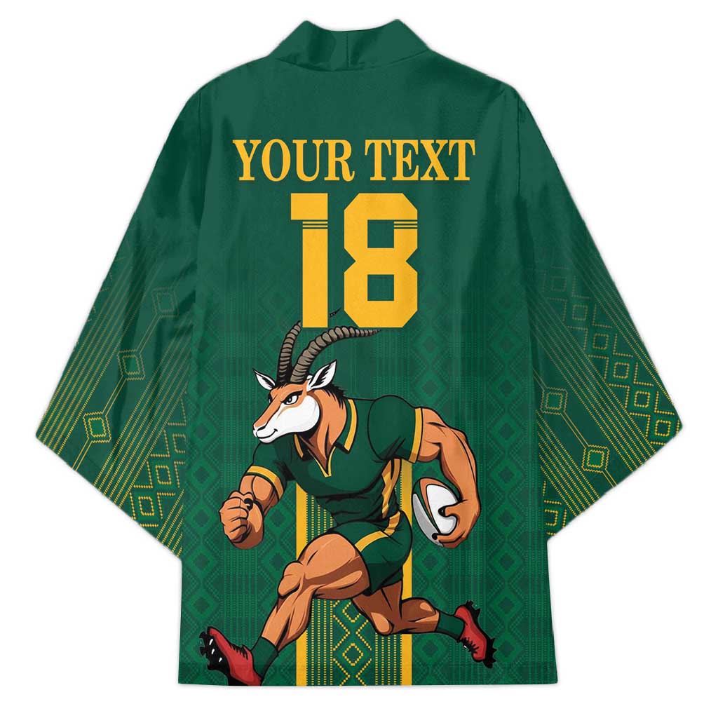 Custom South Africa Rugby Kimono Go Springboks - Wonder Print Shop