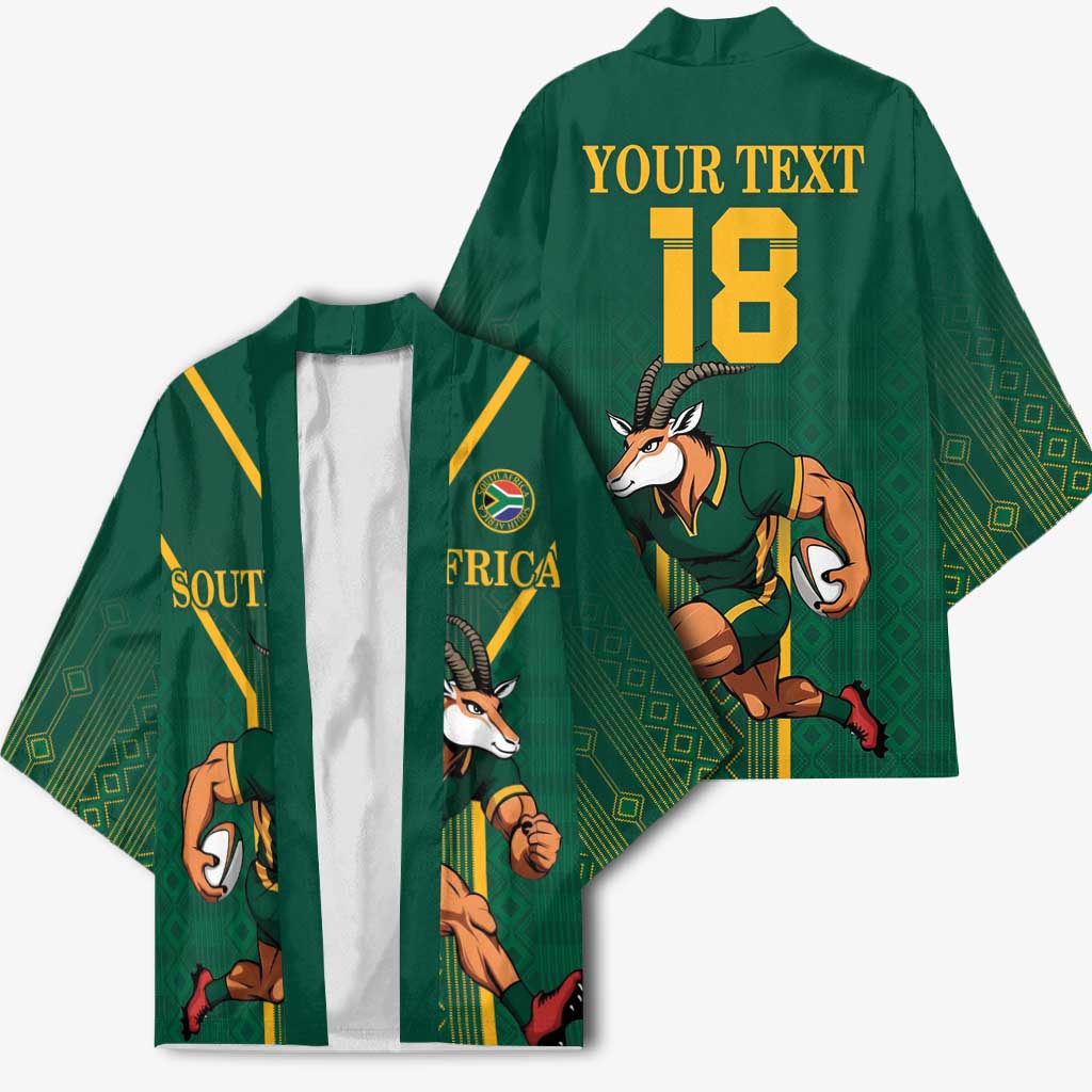 Custom South Africa Rugby Kimono Go Springboks - Wonder Print Shop