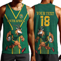 Custom South Africa Rugby Men Tank Top Go Springboks - Wonder Print Shop