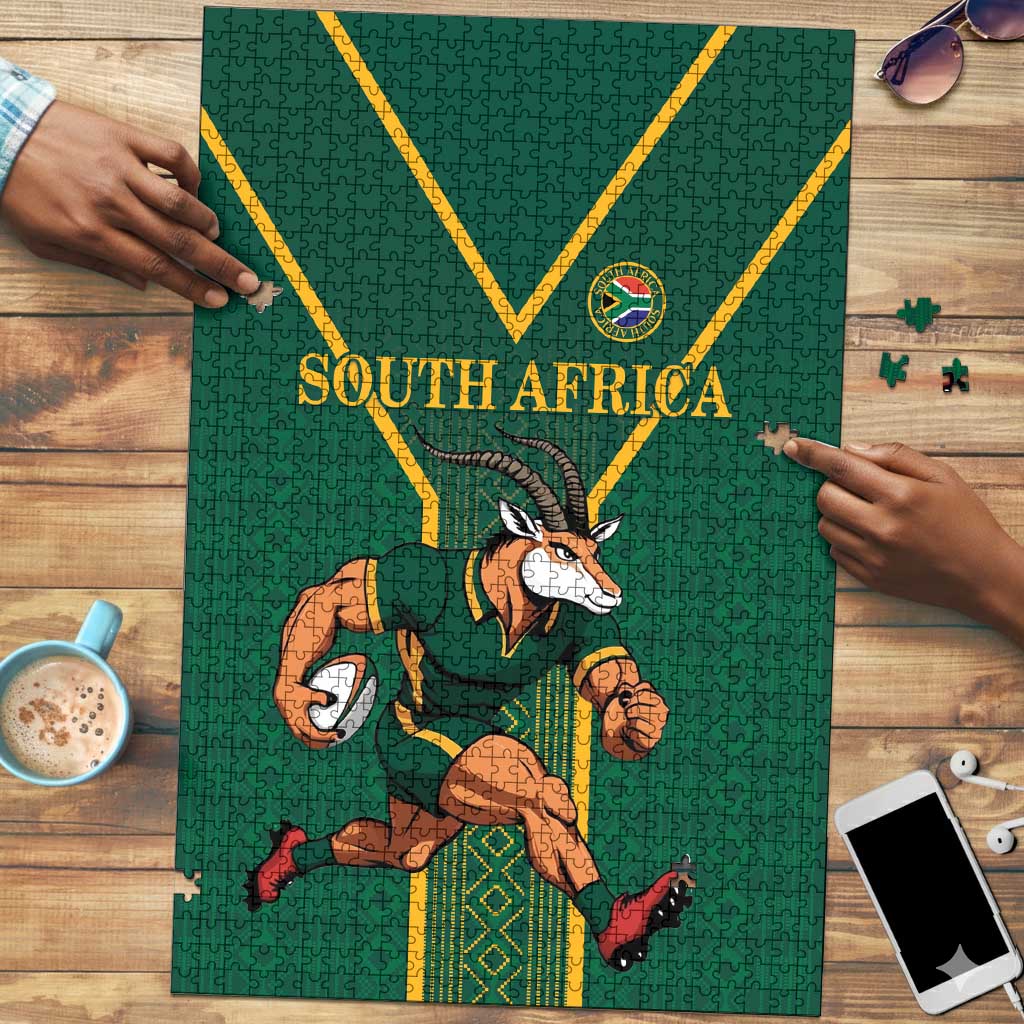 South Africa Rugby Puzzle Go Springboks - Wonder Print Shop