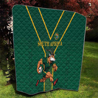 South Africa Rugby Quilt Go Springboks - Wonder Print Shop