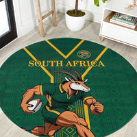 South Africa Rugby Round Carpet Go Springboks - Wonder Print Shop