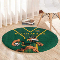 South Africa Rugby Round Carpet Go Springboks - Wonder Print Shop