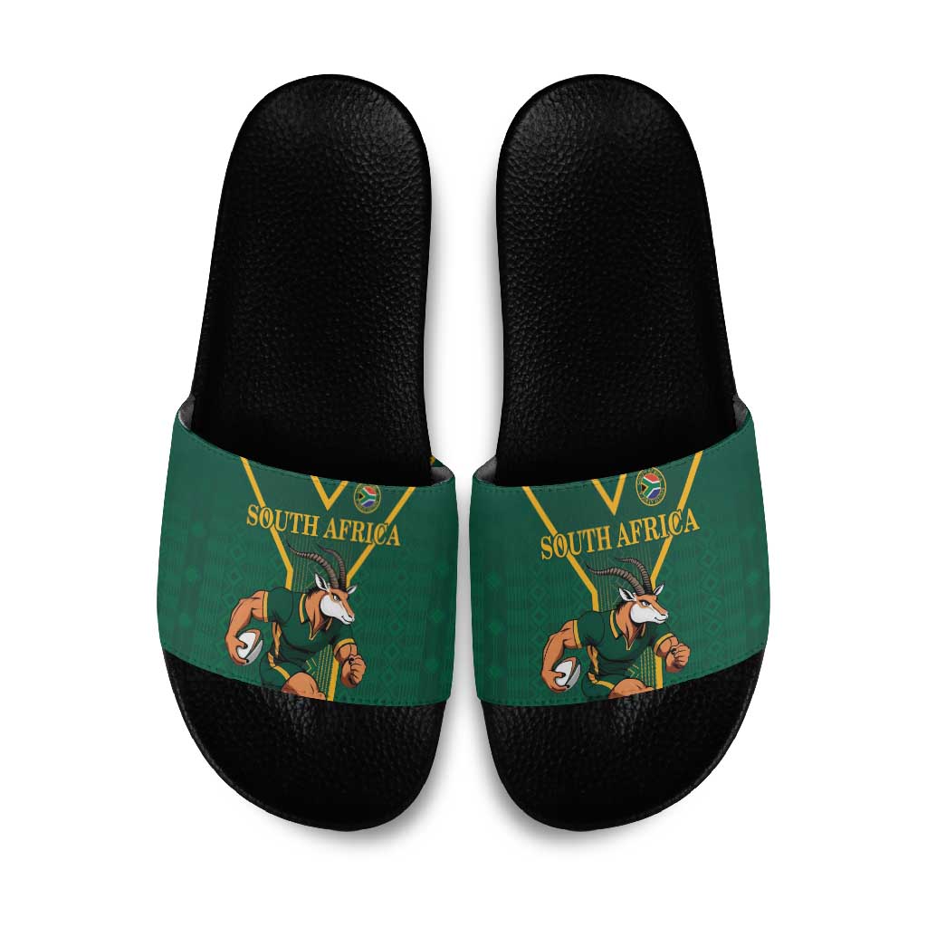 South Africa Rugby Slide Sandals Go Springboks - Wonder Print Shop